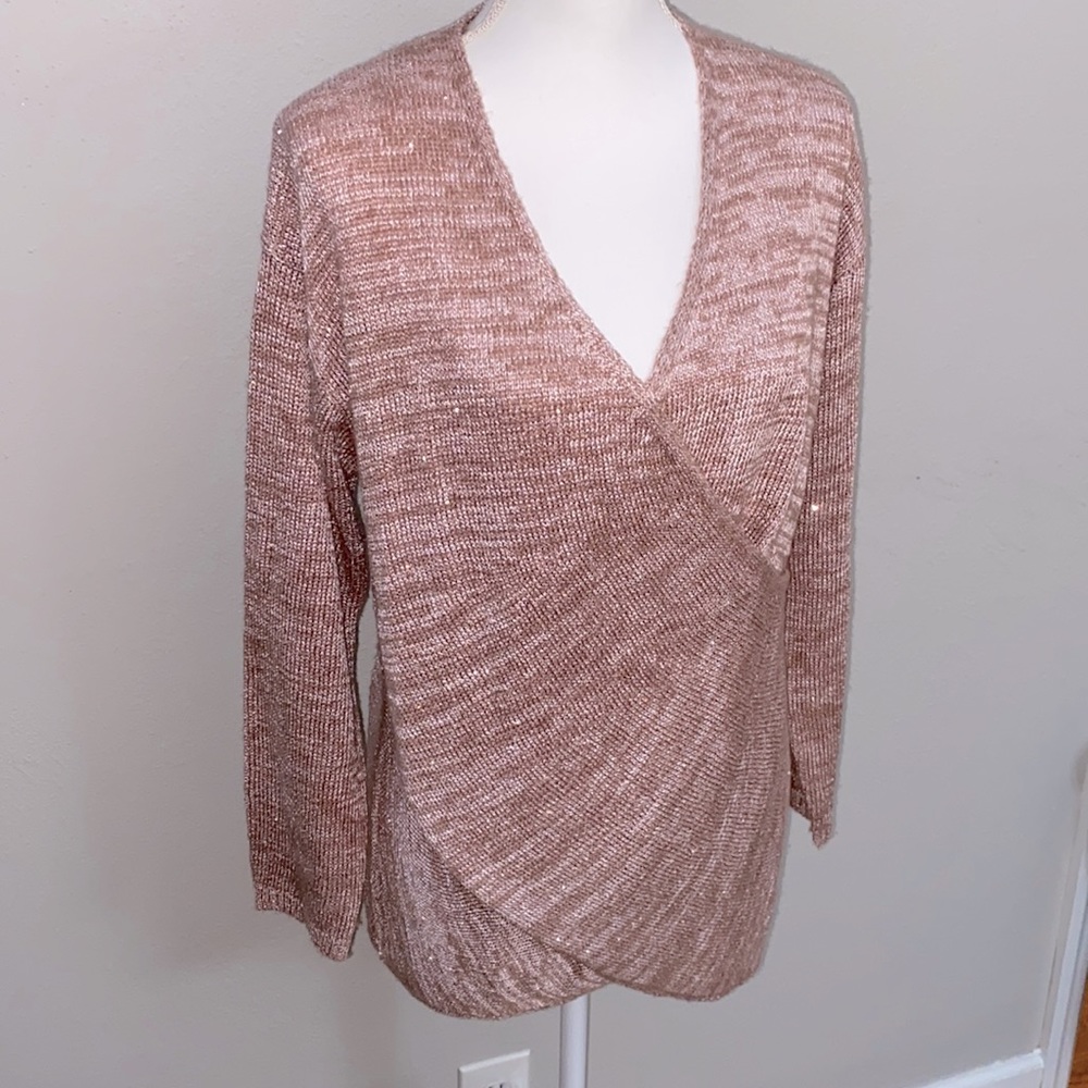V-neck Wrap Sweater